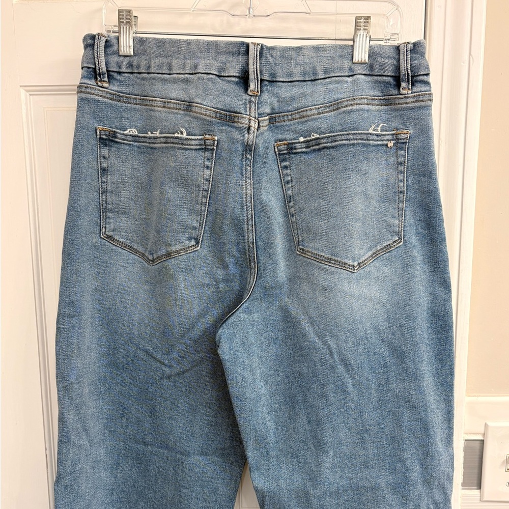 Mica Classic Blue Denim High rise Wide leg  Jeans - Picture 3 of 4